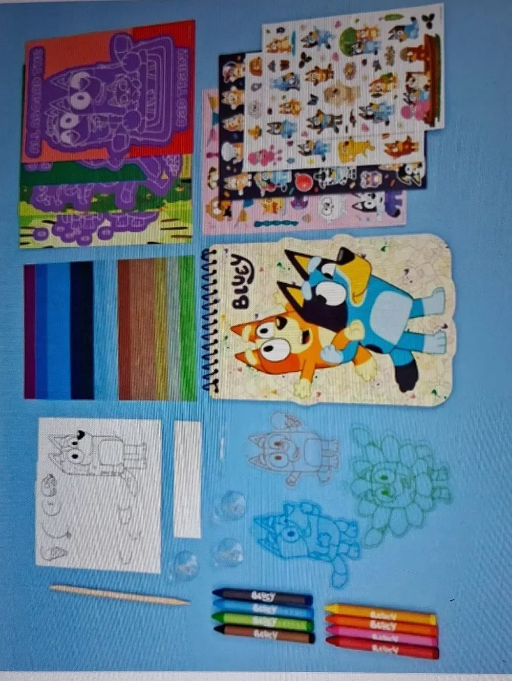 Bluey Creative Caddy All In One Play Set For Ages 3+